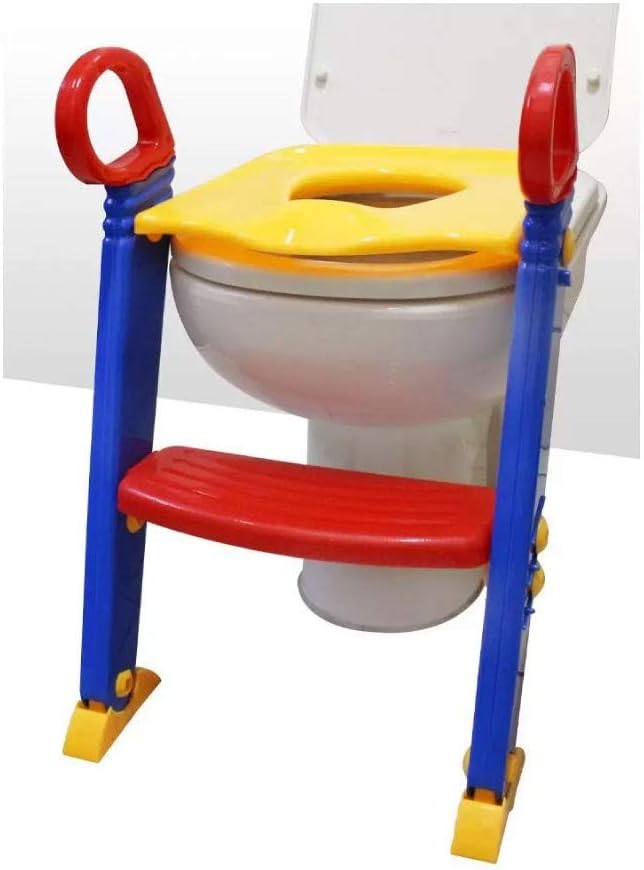 Assento Redutor Infantil Com Escada Vaso Sanitario 03