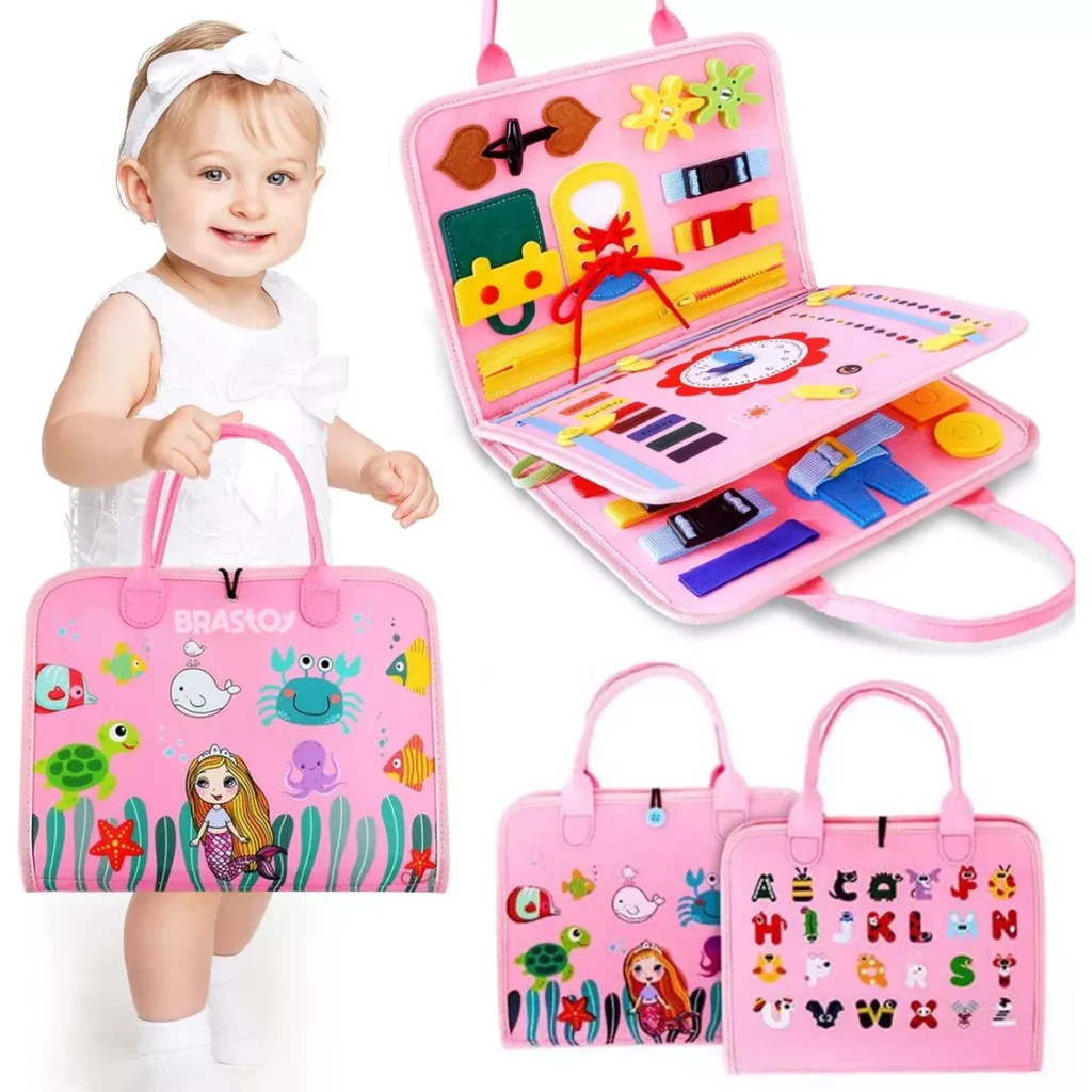 Brastoy Maleta Educativa Montessori Sensorial Brinquedo
