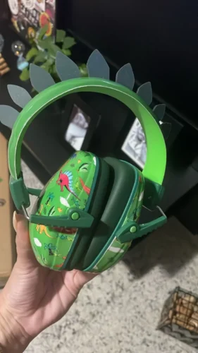 Protetores auriculares Dinossauro para crianças com autismo, sensibilidade sonora - Abafador para Ouvidos photo review