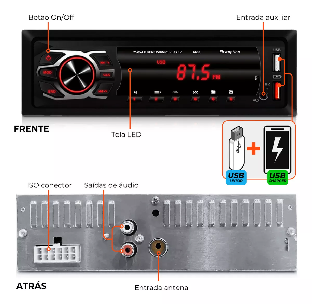 MP3 Player First Option 6688