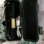 NEVERDIE Mini Lanterna Militar Tática Com Led Forte e Zoom p/ regular Alcance Recarrega via USB photo review