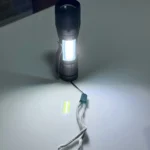 NEVERDIE Mini Lanterna Militar Tática Com Led Forte e Zoom p/ regular Alcance Recarrega via USB photo review