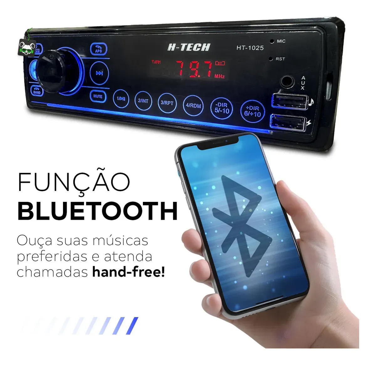 som automotivo h tech ht 1025 bluetooth 5